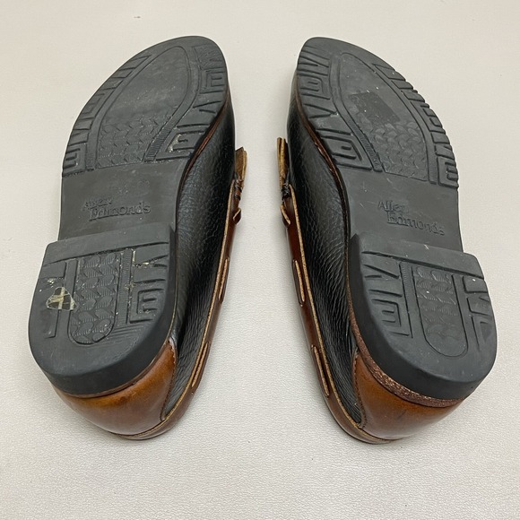 Allen Edmonds Nashua Loafers Men 11.5 D Black Brown Pebble Kiltie Tassel Leather main image 5